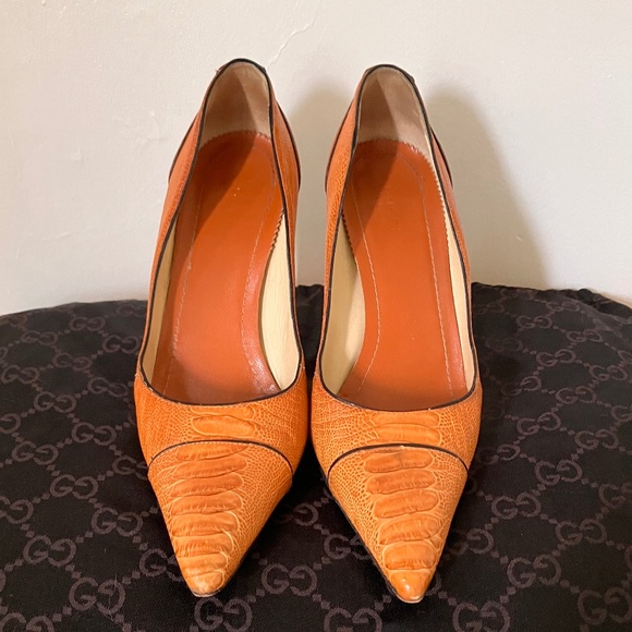 GUCCI PYTHON PUMPS - Picture 2 of 11